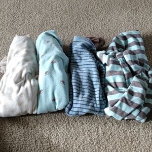 Boys 6 month fleece sleepers